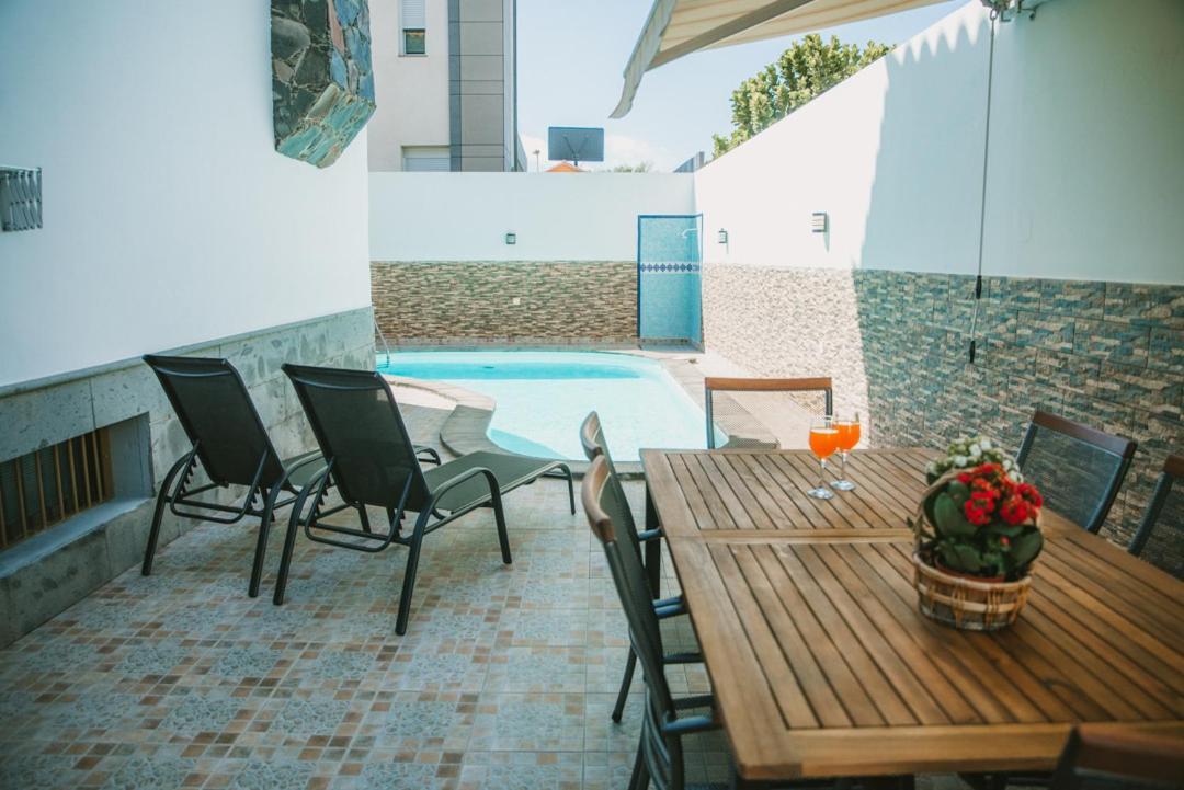 Villa Cervantes Sonnenland Con Piscina Privada Climatizada Maspalomas  Buitenkant foto